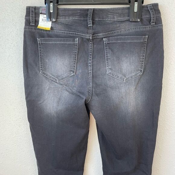 NWT JW Style Black Stretch Fit Jegging Jeans Size 10 - Picture 4 of 6